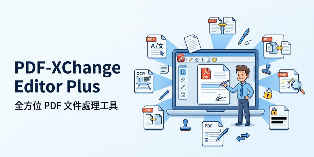 PDF-XChange Editor Plus 團購專區 課程主視覺
